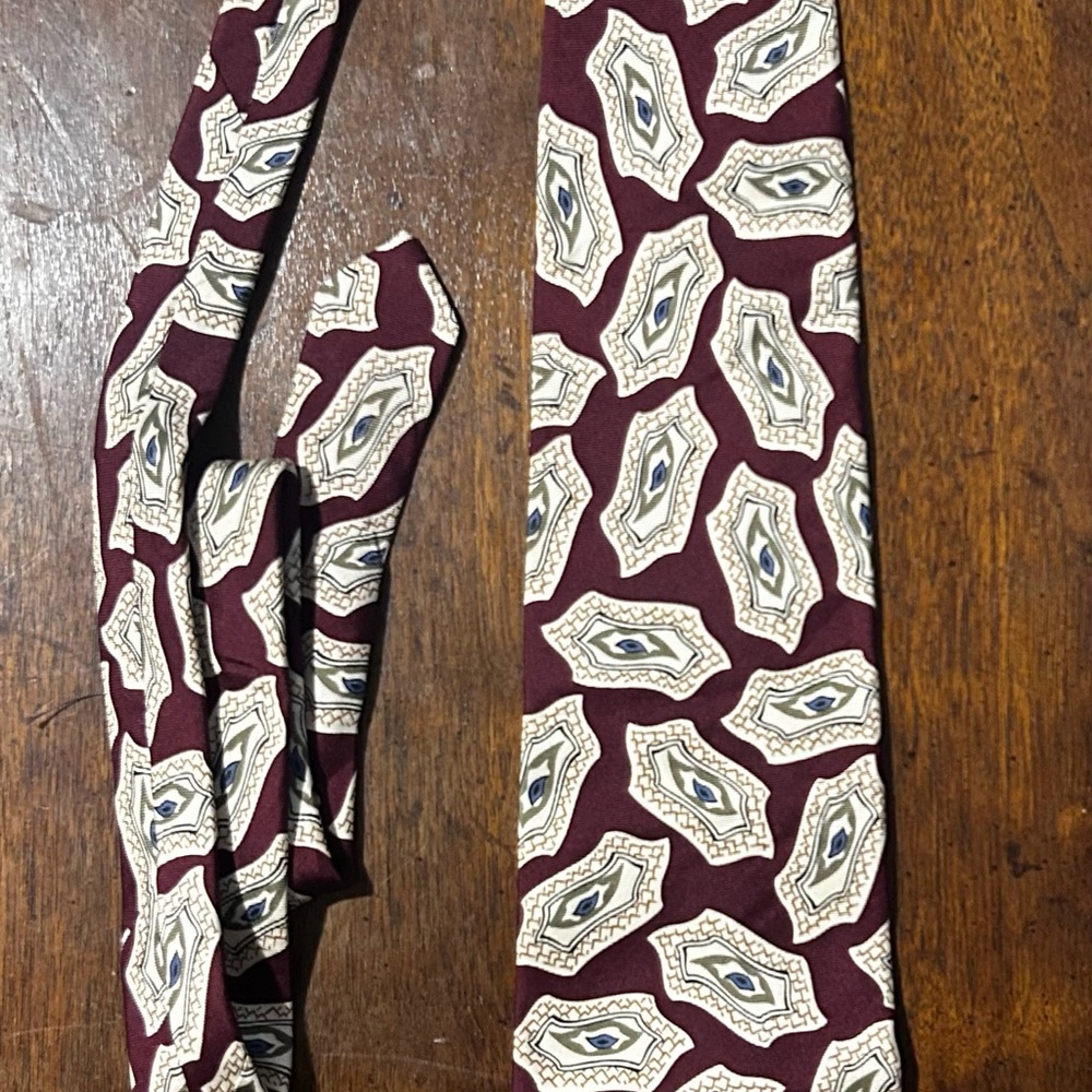 Vintage 90s Christian DIOR Monsieur Silk Tie Men's Adult